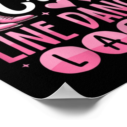 Poster Crazy Line Dance Lady Line Dancing (Coin)