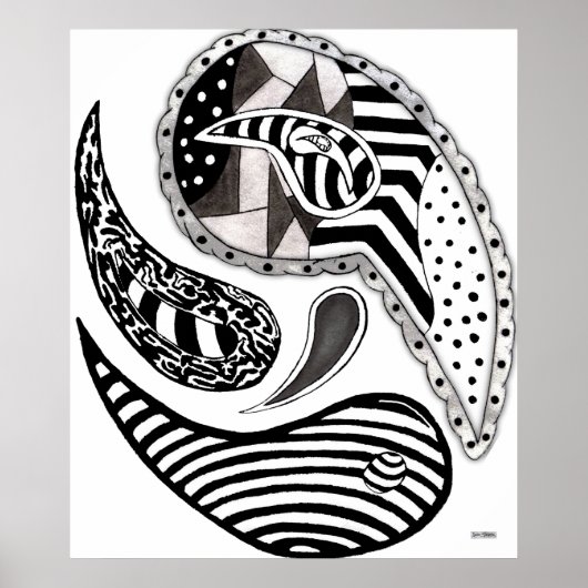 Poster Crazy Paisleys (Devant)