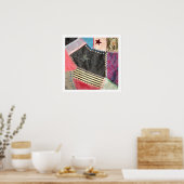 Poster Crazy Quilt victorien antique (Cuisine)