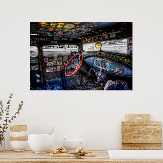 Poster Crazy Rat Intérieur (Cuisine)