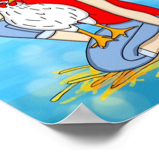 Poster Crazy un Cool Chicks | Poulet (Coin)