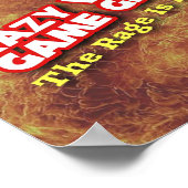 Poster Crazy Video Game Geek - La Rage Est Réelle ! Affic (Coin)