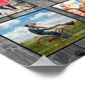 Poster Create Your Custom Photo Collage Rustic Farmhouse (Coin)