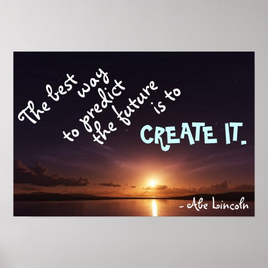 Poster Create Your Future (Devant)