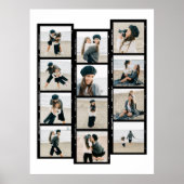 Poster Create Your Own 12 Photo Collage Film Strip Chic (Devant)