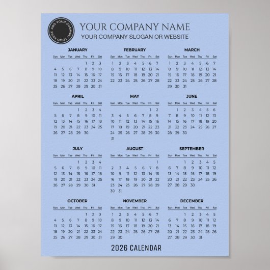 Poster Create Your Own 2026 Company Calendar |  (Devant)