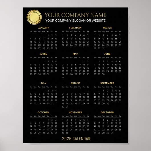 Poster Create Your Own 2026 Company Calendar |  (Devant)