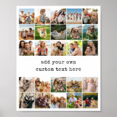 Poster Create Your Own Custom 25 Photo Collage (Devant)