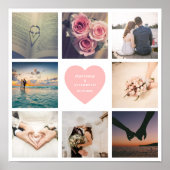 Poster Create Your Own Custom Newlyweds Wedding Photo (Devant)