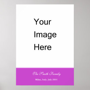 Poster Create your own, customize Zazzle template