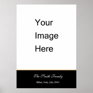 Poster Create your own, customize Zazzle template