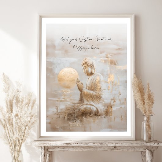 Poster Create Your Own Motivational Quote- Buddha