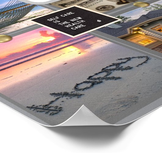 Poster Create Your Own Vision Board Goal Manifesting 2026 (Coin)