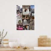 Poster Create your Own Vision Board Manifestation 2025 (Cuisine)