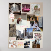 Poster Create Your Own Vision Board Manifesting 2025 (Devant)