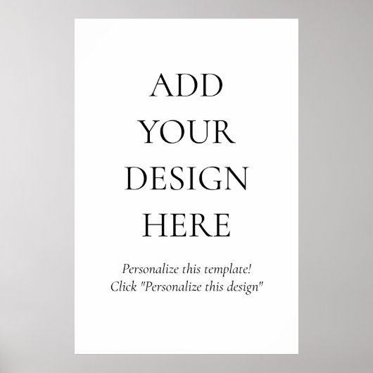 Poster Create Your Own Wall Art (Devant)