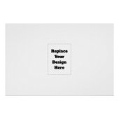 Poster Create Your Own white (Devant)