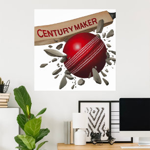 Poster Créateur du siècle du cricket