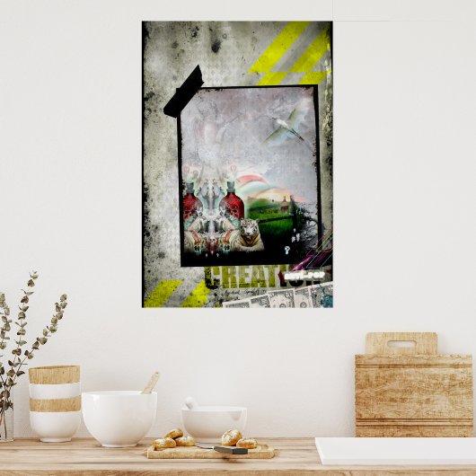 Poster création anti-pop (Cuisine)