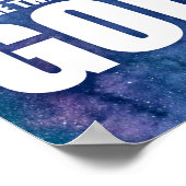 Poster Création chrétienne Galaxy Verse Heavens Déclarer (Coin)