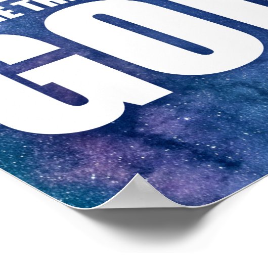 Poster Création chrétienne Galaxy Verse Heavens Déclarer (Coin)