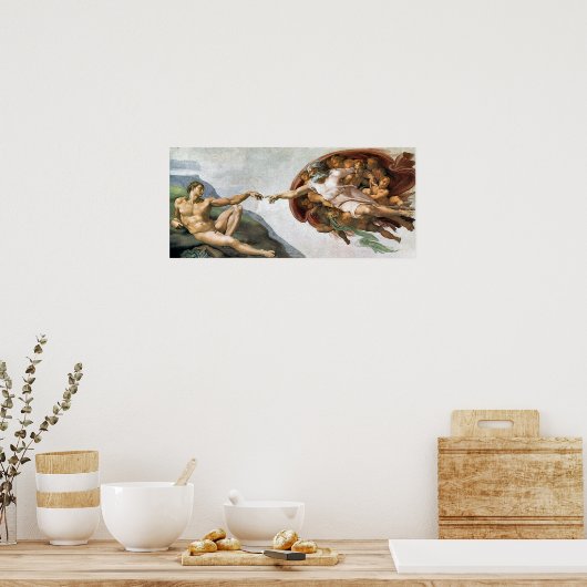 Poster Création d'Adam (Cuisine)
