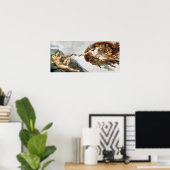 Poster Création d'Adam (Bureau à domicile)