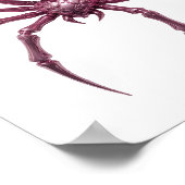 Poster Création d'art abstrait rose SNAPPY (Coin)