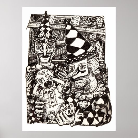 Poster Création de l'homme, par Brian Benson (Devant)