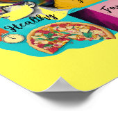 Poster Création de ma vie de rêve : Jaune Vision Board (Coin)