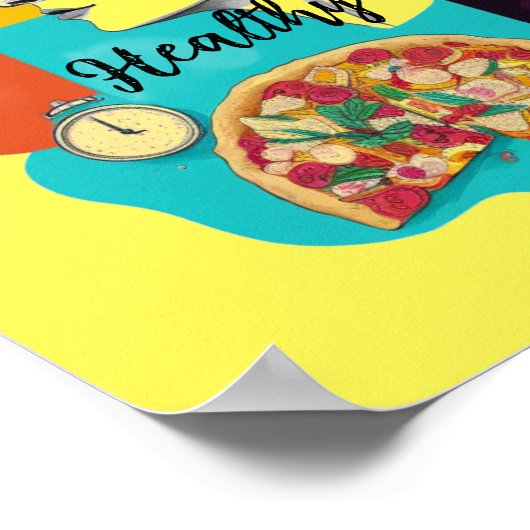 Poster Création de ma vie de rêve : Jaune Vision Board (Coin)