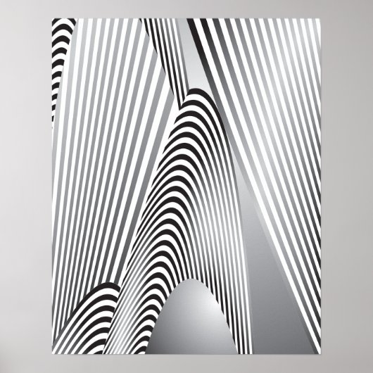 Poster Création de Motif Abstrait 3 (Devant)