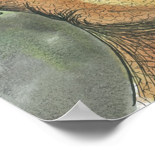 Poster "Création de T-Rex" (Coin)