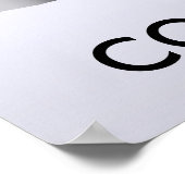 Poster Création d'équipe (personnalisable) de différentes (Coin)