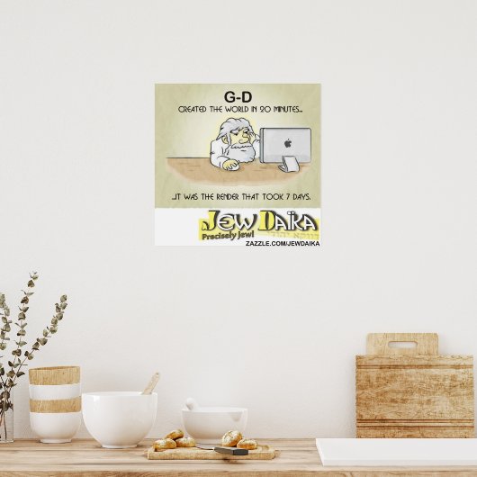 Poster Création du monde (Cuisine)