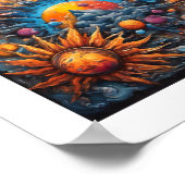 Poster Création du système solaire (Coin)