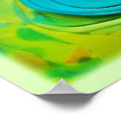 Poster Création innovante colorée d'argile (Coin)