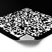 Poster Création instantanée de code QR (en entrant votre  (Coin)