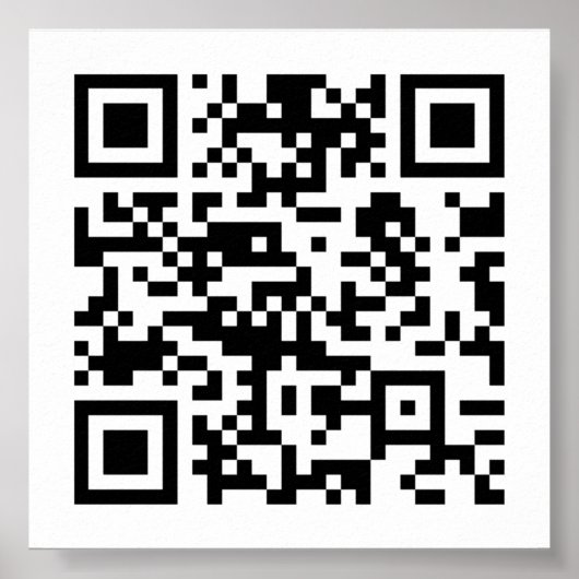 Poster Création instantanée de code QR (en entrant votre  (Devant)