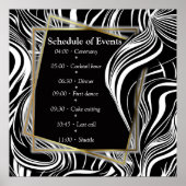 Poster Creative Black and White Seamless Abstraction (Devant)