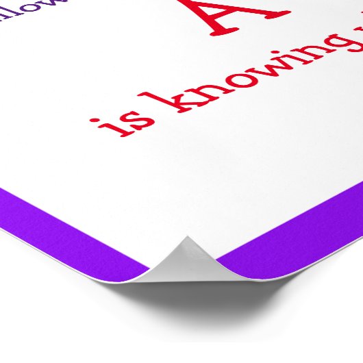 Poster Créativité, Citation Art, (Coin)