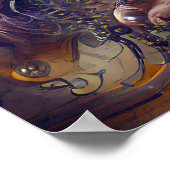 Poster CREATURE AFFICHER l'illustration de l'art imaginai (Coin)