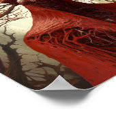 Poster Créature Alien Sci-fi Horreur Art (Coin)