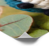 Poster Créature Cute Crochetée Avec De Grandes Oreilles (Coin)