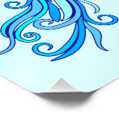 Poster Créature de la fée mauve de sirène (Coin)