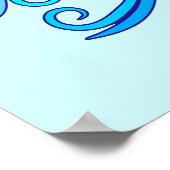 Poster Créature de la fée mauve de sirène (Coin)