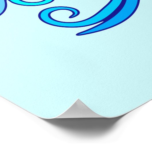 Poster Créature de la fée mauve de sirène (Coin)