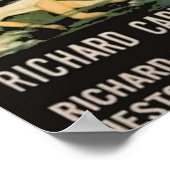 Poster créature du vieux film noir lagon (Coin)