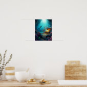 Poster Créature marine garde trésor (Cuisine)