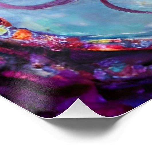 Poster Créature mythique de la mer (Coin)